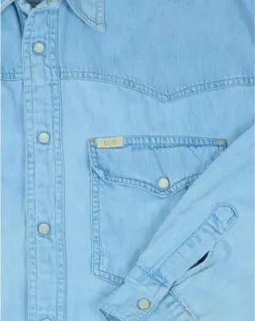 CAMISA VAQUERA GENERAL COMPANY HOMBRE AZUL CLARO