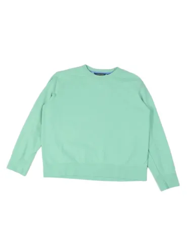 SUDADERA CUELLO REDONDO POLO GOLF UNISEX VERDE MENTA