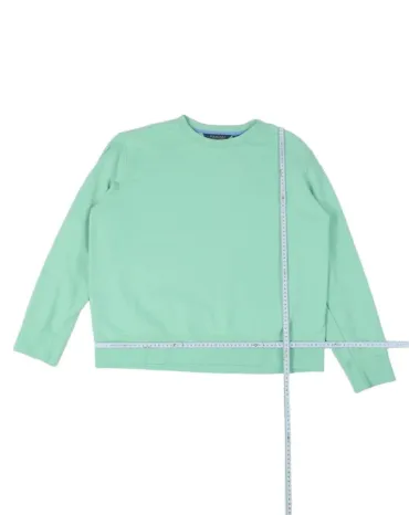 SUDADERA CUELLO REDONDO POLO GOLF UNISEX VERDE MENTA