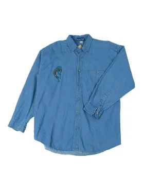 CAMISA PARADISE VAQUERA UNISEX AZUL DENIM