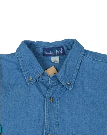 CAMISA PARADISE VAQUERA UNISEX AZUL DENIM