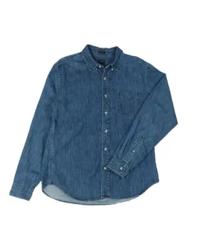 CAMISA J. CREW DENIM HOMBRE AZUL