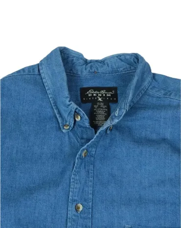 CAMISA EDDIE BAUER DENIM UNISEX AZUL CLARO