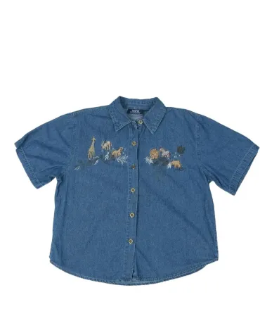 CAMISA VAQUERA MPH MUJER AZUL