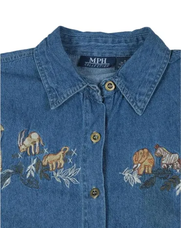 CAMISA VAQUERA MPH MUJER AZUL