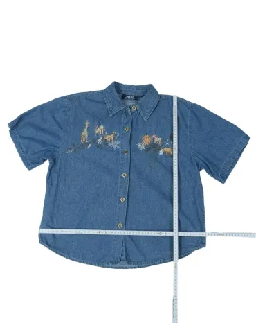 CAMISA VAQUERA MPH MUJER AZUL