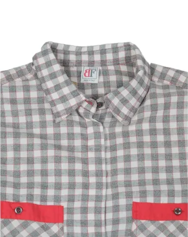 CAMISA BELFE CUADROS GRIS