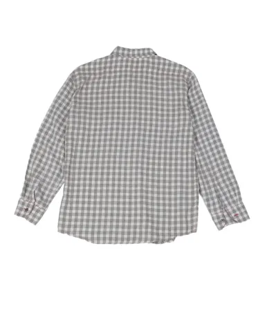 CAMISA BELFE CUADROS GRIS