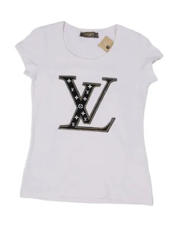 CAMISETA DE MANGA CORTA LOUIS VUITTON MUJER ROSA CLARO