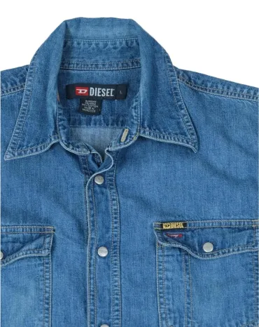 CAMISA VAQUERA DIESEL HOMBRE AZUL