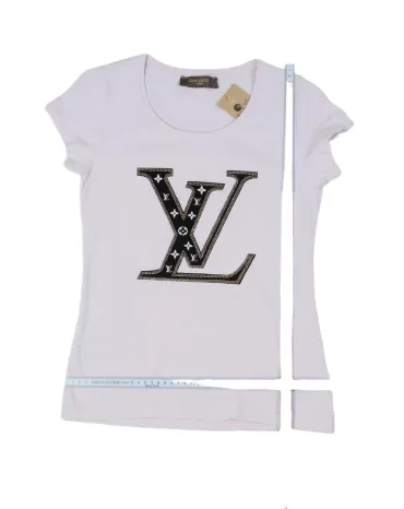 CAMISETA DE MANGA CORTA LOUIS VUITTON MUJER ROSA CLARO