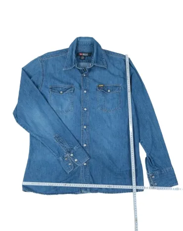 CAMISA VAQUERA DIESEL HOMBRE AZUL