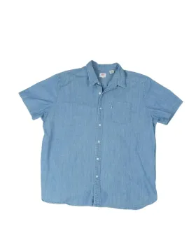 CAMISA LEVIS MANGA CORTA HOMBRE AZUL CLARO