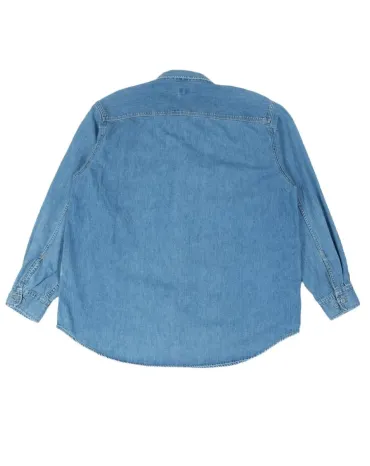 CAMISA VAQUERA CALVIN KLEIN UNISEX AZUL DENIM