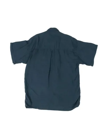 CAMISA VERSACE MANGA CORTA HOMBRE AZUL MARINO
