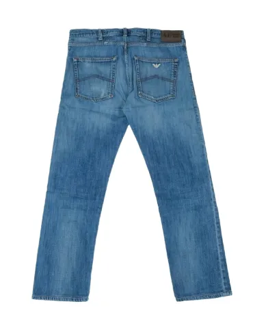 VAQUEROS ARMANI JEANS HOMBRE AZUL DESLAVADO