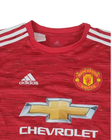 CAMISETA DE FÚTBOL MANCHESTER UNITED ADIDAS ROJA