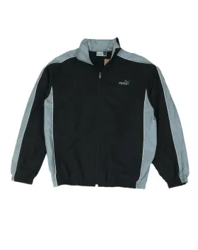 TRACK JACKET PUMA HOMBRE NEGRO Y GRIS