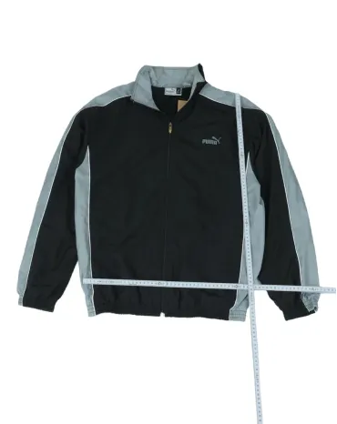 TRACK JACKET PUMA HOMBRE NEGRO Y GRIS