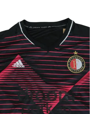 CAMISETA FEYENOORD ROTTERDAM ADIDAS NEGRA Y ROSA
