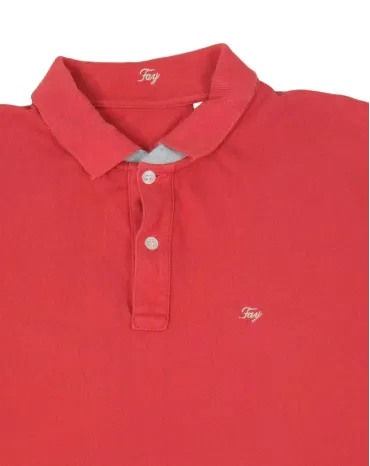 POLO FAY HOMBRE ROJO CORAL