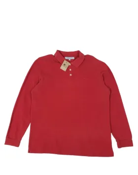 POLO MANGA LARGA BELFE HOMBRE ROJO