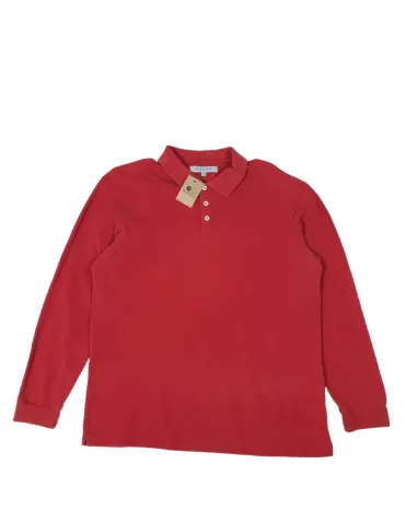 POLO MANGA LARGA BELFE HOMBRE ROJO