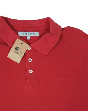 POLO MANGA LARGA BELFE HOMBRE ROJO