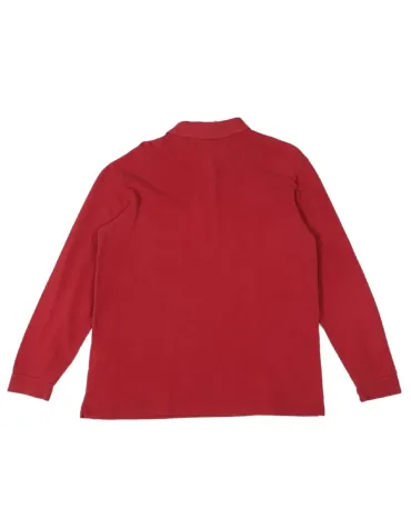 POLO MANGA LARGA BELFE HOMBRE ROJO