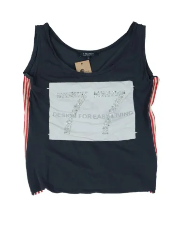 TOP DE TIRANTES S MAX MARA MUJER AZUL MARINO