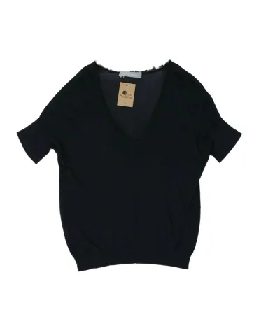 JERSEY MANGA CORTA MAX MARA MUJER NEGRO