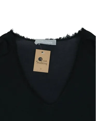 JERSEY MANGA CORTA MAX MARA MUJER NEGRO