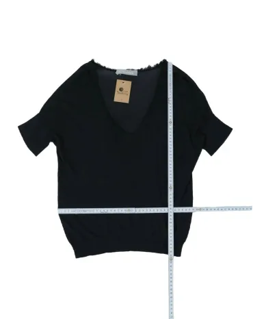 JERSEY MANGA CORTA MAX MARA MUJER NEGRO