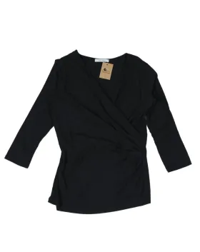 BLUSA CRUZADA MAXMARA MUJER NEGRO