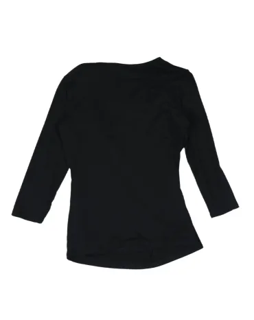 BLUSA CRUZADA MAXMARA MUJER NEGRO