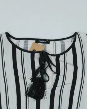 BLUSA MAX&Co MUJER BLANCO Y NEGRO
