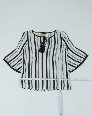 BLUSA MAX&Co MUJER BLANCO Y NEGRO