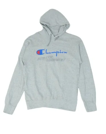 SUDADERA CON CAPUCHA CHAMPION UNISEX GRIS CLARO