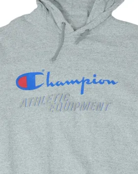 SUDADERA CON CAPUCHA CHAMPION UNISEX GRIS CLARO