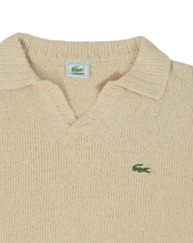 JERSEY CUELLO POLO LACOSTE HOMBRE BEIGE