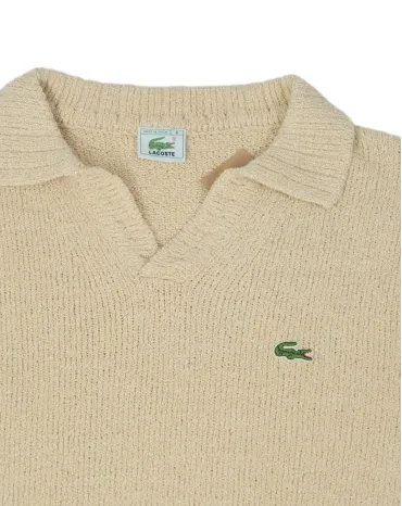 JERSEY CUELLO POLO LACOSTE HOMBRE BEIGE