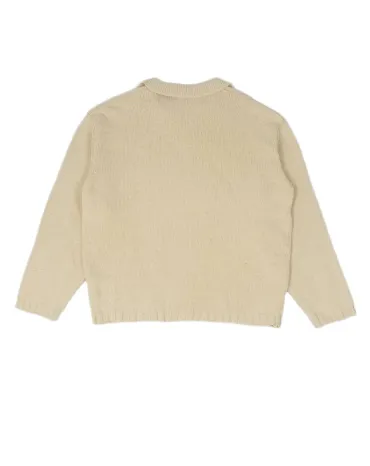 JERSEY CUELLO POLO LACOSTE HOMBRE BEIGE