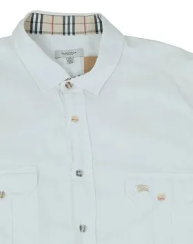 CAMISA BURBERRY HOMBRE BLANCA