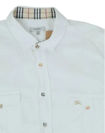 CAMISA BURBERRY HOMBRE BLANCA