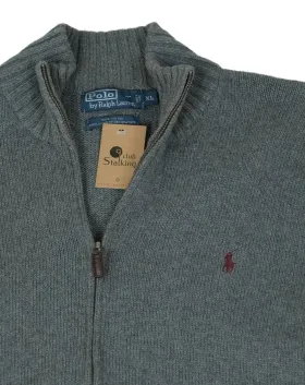 CÁRDIGAN CON CREMALLERA POLO BY RALPH LAUREN HOMBRE GRIS
