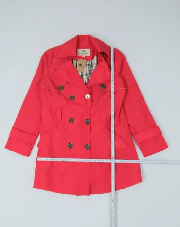 TRENCH BURBERRY MUJER ROJO