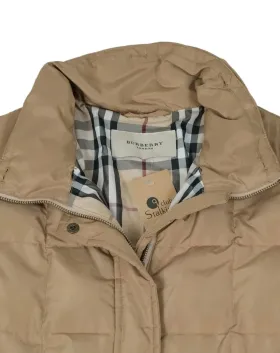 PLUMÍFERO BURBERRY MUJER BEIGE