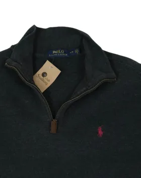 JERSEY CUELLO ALTO CON CREMALLERA POLO RALPH LAUREN HOMBRE GRIS ANTRACITA