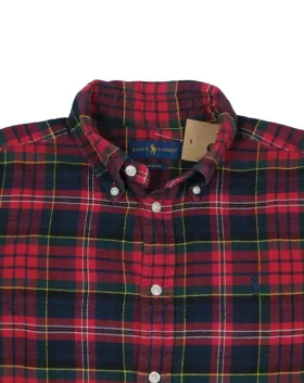 CAMISA RAULPH LAUREN HOMBRE ROJO TARTÁN