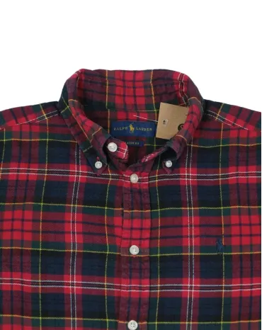 CAMISA RAULPH LAUREN HOMBRE ROJO TARTÁN